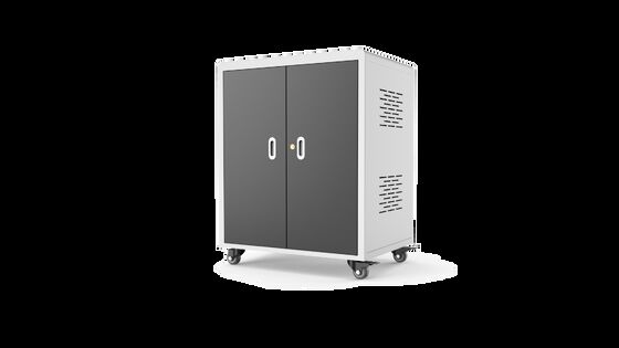 30 Ports Laptop Charging Trolley met ABS Engineering Plastic en Leakage Protection voor scholen en kantoren