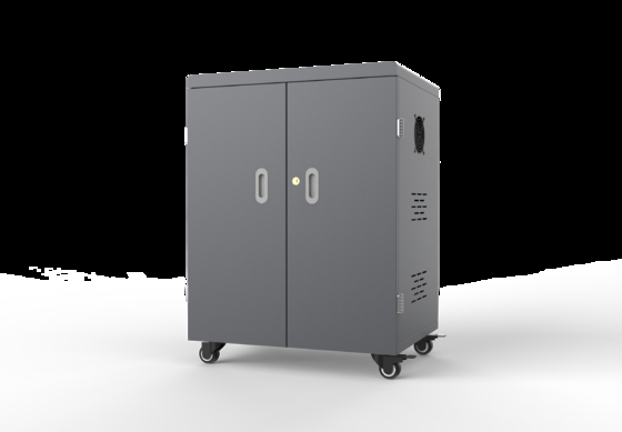54-slots USB oplaadwagen met 8S beveiligingssysteem