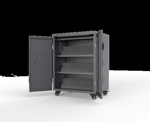 54-Port USB Tablet Charging Cabinet with Cooling Fans