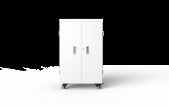 42 poorten AC-stroom tablet oplaadkast met 4 wielen en 2 remmen voor veilige mobiliteit