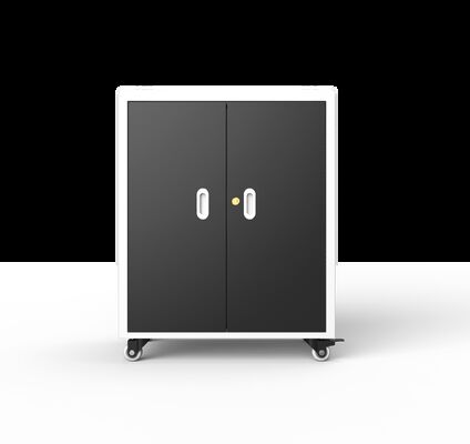 30 AC-aansluitingen Laptop oplaadkar met koelventilatoren en ventilatiegaten 720×530×940mm Afmetingen 70kg Gewicht