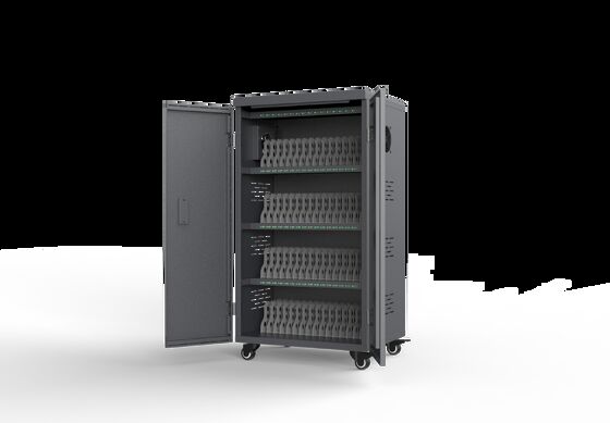 64 Charging Ports Tablet Charging Trolley met 8S Security Protection System en Cooling Fans