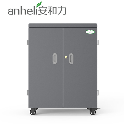 Het zwarte Grijze Slimme Ladende Kabinet van 8S voor School54pcs Tabletten