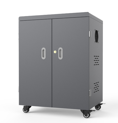 De grijze 54 Baaien USB die Kabinet laden voor School8s Veiligheid beschermen